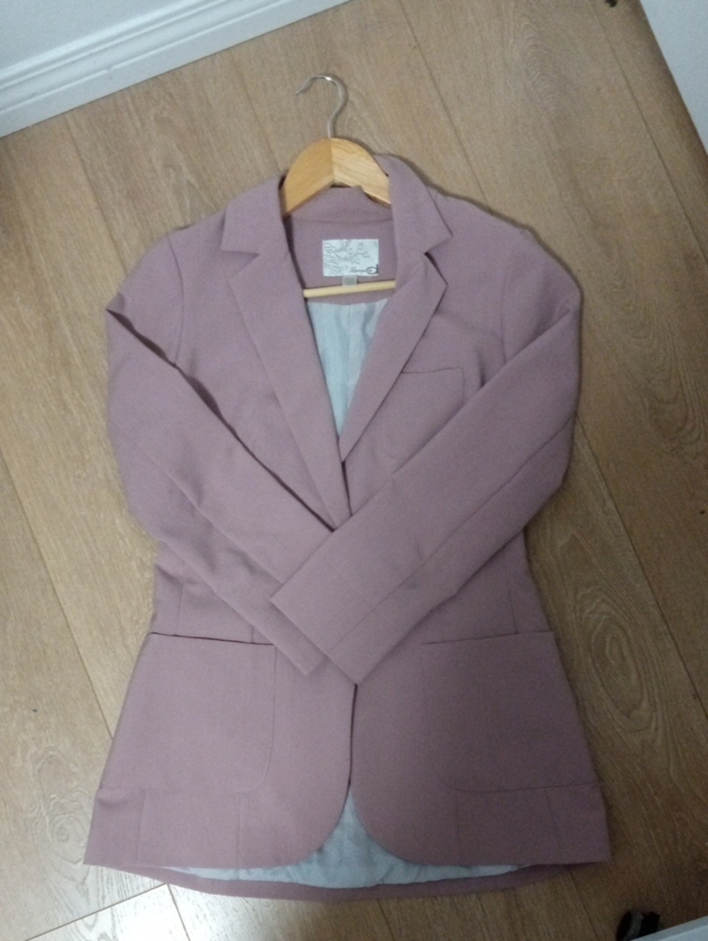 Dynamite Mauve Tailored Blazer Jacket
